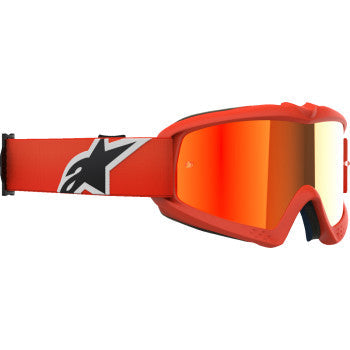 ALPINESTARS GOGGLES Youth Vision Goggle - Corp - Orange - Red Mirror 5140225-480 - Goggles