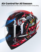 ILM Full Face Motorcycle Helmet Model Z501 - Hot Sale