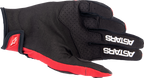 ALPINESTARS Techstar Gloves - Warm Red/Black - Large 3561023-3110-L