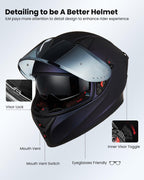 ILM Full Face Motorcycle Helmet Model Z501 - Hot Sale