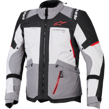 ALPINESTARS Jacket Andes Drystar V4 Gry/Blk/Rd 3x 3200526-9141-3X