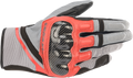 ALPINESTARS Chrome Gloves - Ash Gray/Black/Bright Red - Medium 3568721-9203-M