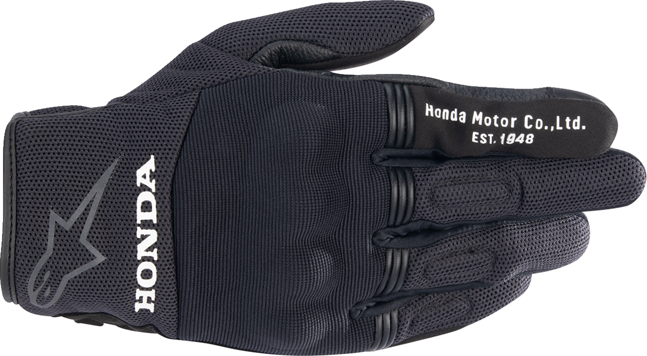 ALPINESTARS Honda Copper Gloves - Black - 2XL 3568321-10-2X - Gloves