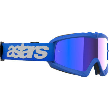 ALPINESTARS GOGGLES Youth Vision Goggle - Blaze - Blue - Blue Mirror 5140425-7271 - Goggles