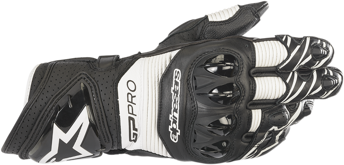 ALPINESTARS GP Pro RS3 Gloves - Black/White - 3XL 3556922-12-3X - Gloves