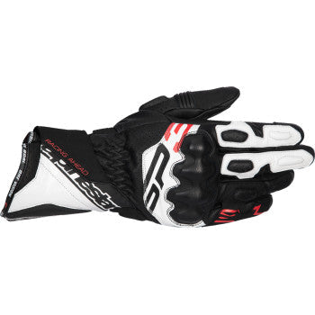 ALPINESTARS SP-3 Gloves - Black/White/Fluo Red - 2XL 3550925-1231-2X - Gloves