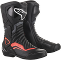 ALPINESTARS SMX-6 v2 Vented Boots - Black/Gray/Red - US 9.5 / EU 44 2223017-1133-44
