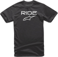 ALPINESTARS Ride 2.0 T-Shirt - Black/White - Medium 103872000-1020M