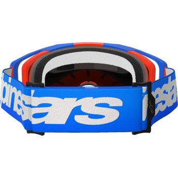 ALPINESTARS GOGGLES Vision 8 Goggle - Wordmark - Blue/Orange - Red Mirror 5101325-7303 - Goggles