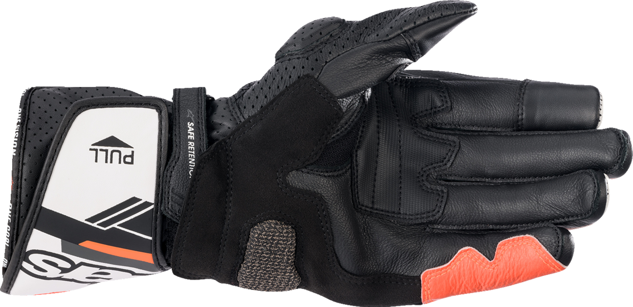 ALPINESTARS SP-8 V3 Gloves - Black/White/Fluo Red - Large 3558321-1231-L - Gloves