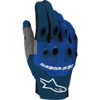 ALPINESTARS Pro-Dura Gloves - Navy/Bright Blue/White - 2XL 3560425-7174-2X - Gloves