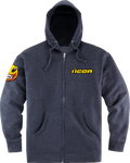 ICON Brozak™ Zip Hoodie - Navy - Large 3050-6383