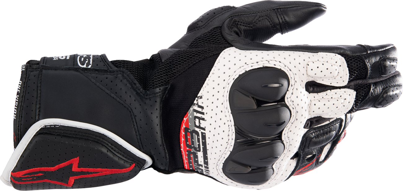 ALPINESTARS SP-8 V3 Air Gloves - Black/White/Bright Red - XL 3558621-1304-XL - Gloves