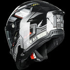ILM Motorcycle Full Face Helmets DOT ECE Powersports Dual Visor Street Racing with Pinlock Cascos para Motos Model