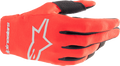 ALPINESTARS Radar Gloves - Mars Red/Silver - Large 3561824-385-L