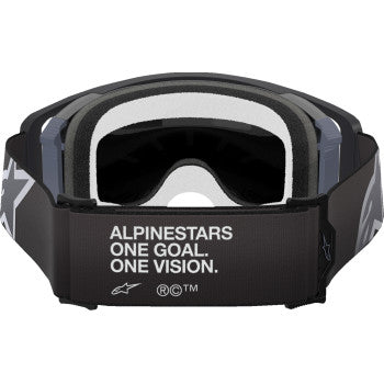 ALPINESTARS GOGGLES Supertech Goggle - Corp - Black/Gray - ABS Vision - Silver Mirror 5100325-1513 - Goggles
