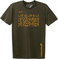ALPINESTARS Chaotic T-Shirt - Military Green - Medium 123072109690M