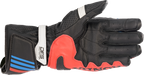 ALPINESTARS Honda GP Plus R v2 Gloves - Black/Bright Red/Blue - 2XL 3556321-1317-2X - Gloves