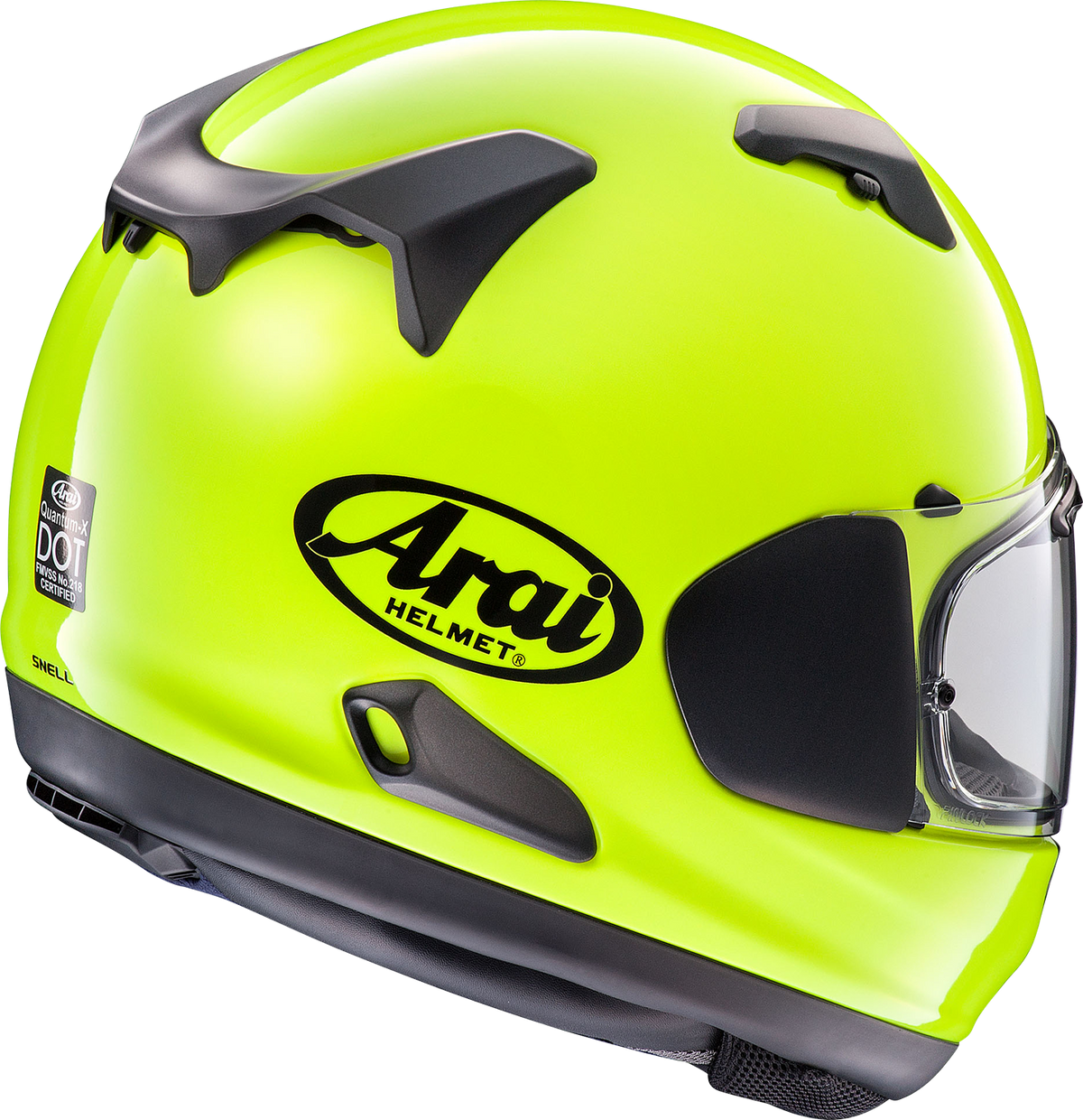 ARAI HELMETS ARAI HELMETS Quantum-X Helmet - Fluorescent Yellow Small (Part No. 0101-15731)