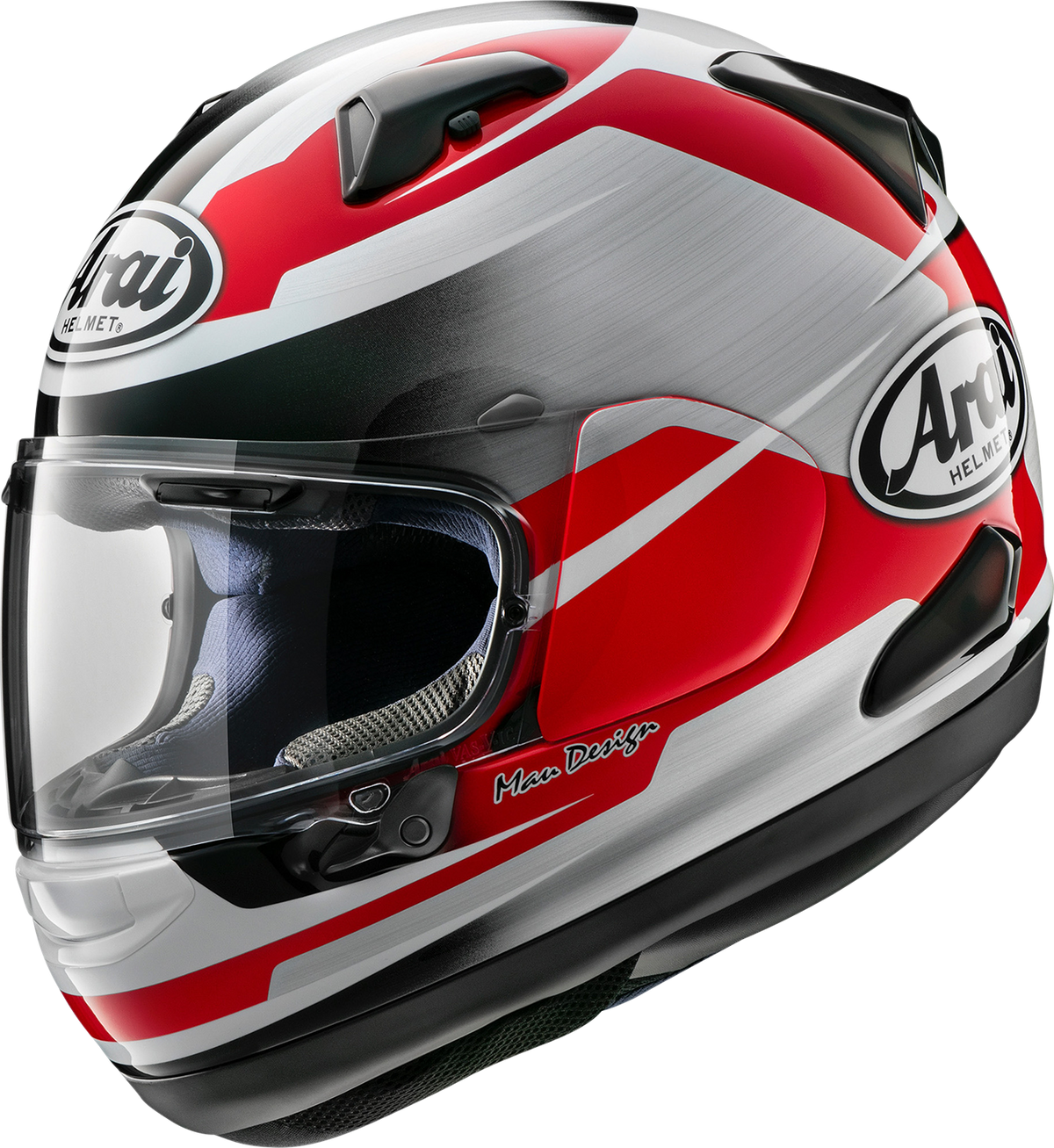 ARAI HELMETS ARAI Helmets Quantum-X Helmet - Steel Red Small - Enhanced Safety and Comfort for Wide-Headed Riders
