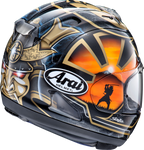 ARAI HELMETS, ARAI Helmets Corsair-X Dani Samurai-2 Black 2XL - Advanced Motorcycle Helmet with Enhanced Ventilation and Durable Construction