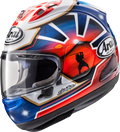 ARAI HELMETS, ARAI HELMETS Corsair-X Dani Samurai-2 Blue Small Helmet (Part Number 0101-15774)