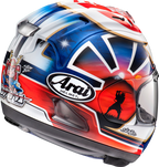 ARAI HELMETS, ARAI HELMETS Corsair-X Dani Samurai-2 Blue Small Helmet (Part Number 0101-15774)