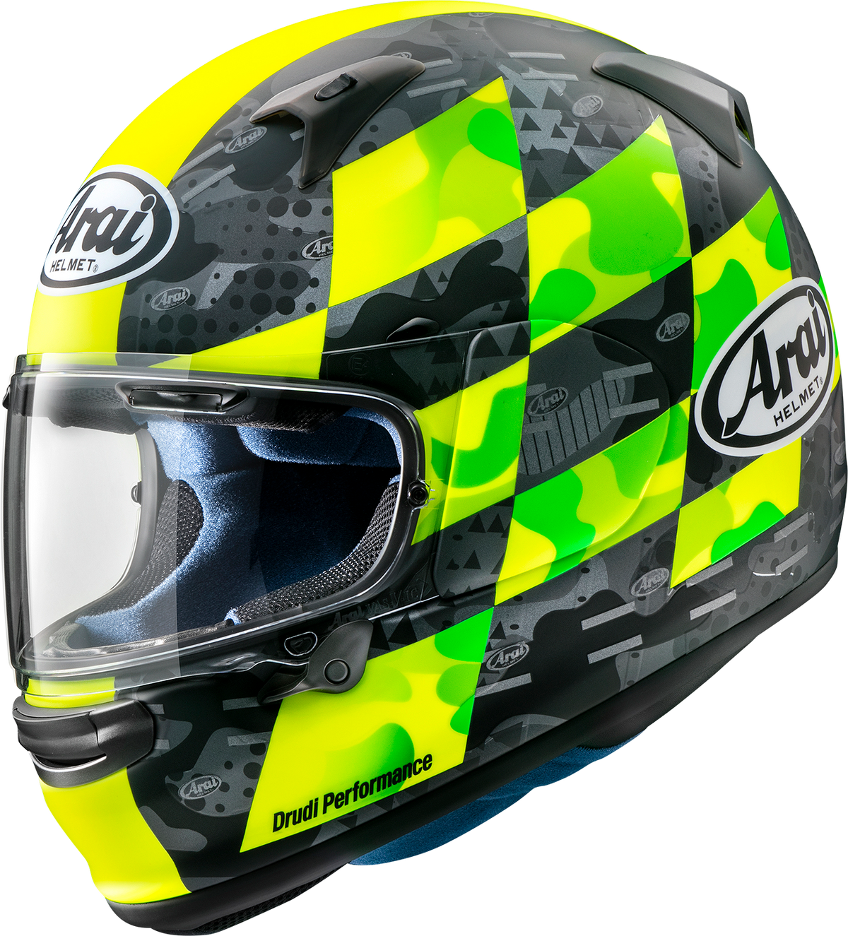 ARAI HELMETS ARAI Helmets Regent-X Helmet with Patch - Yellow Frost Size XS (Part #0101-15827)
