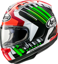 ARAI HELMETS ARAI Helmets Corsair-X Rea-6 Green XS – Advanced Motorcycle Helmet with Superior Ventilation and