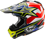 ARAI HELMETS, ARAI Helmets VX-Pro4 Stars & Stripes Yellow Helmet – Medium, Part Number 0110-8203