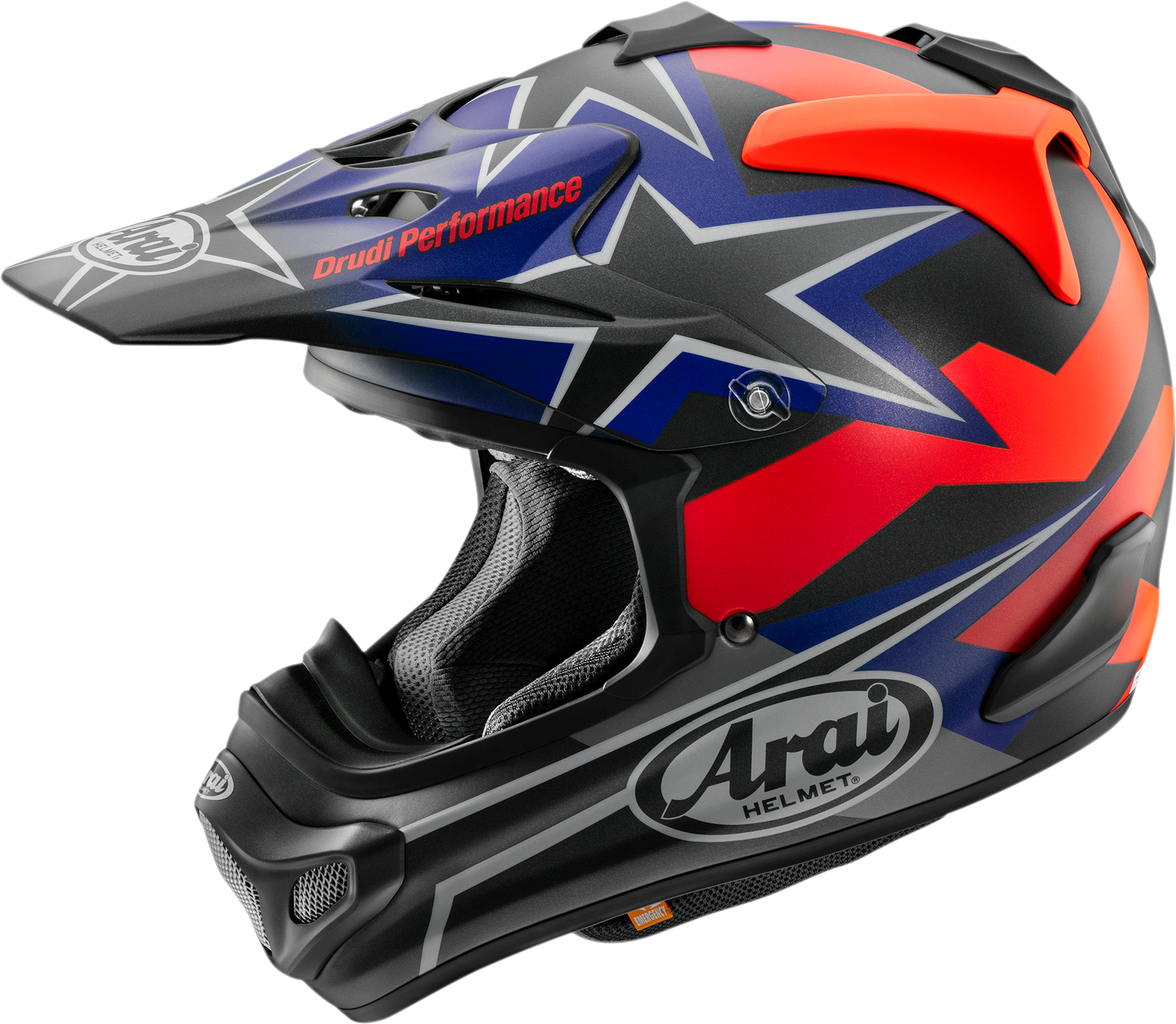 ARAI HELMETS, Arai Helmets VX-Pro4 Stars & Stripes Black Frost Medium – Advanced Off-Road Motorcycle Helmet