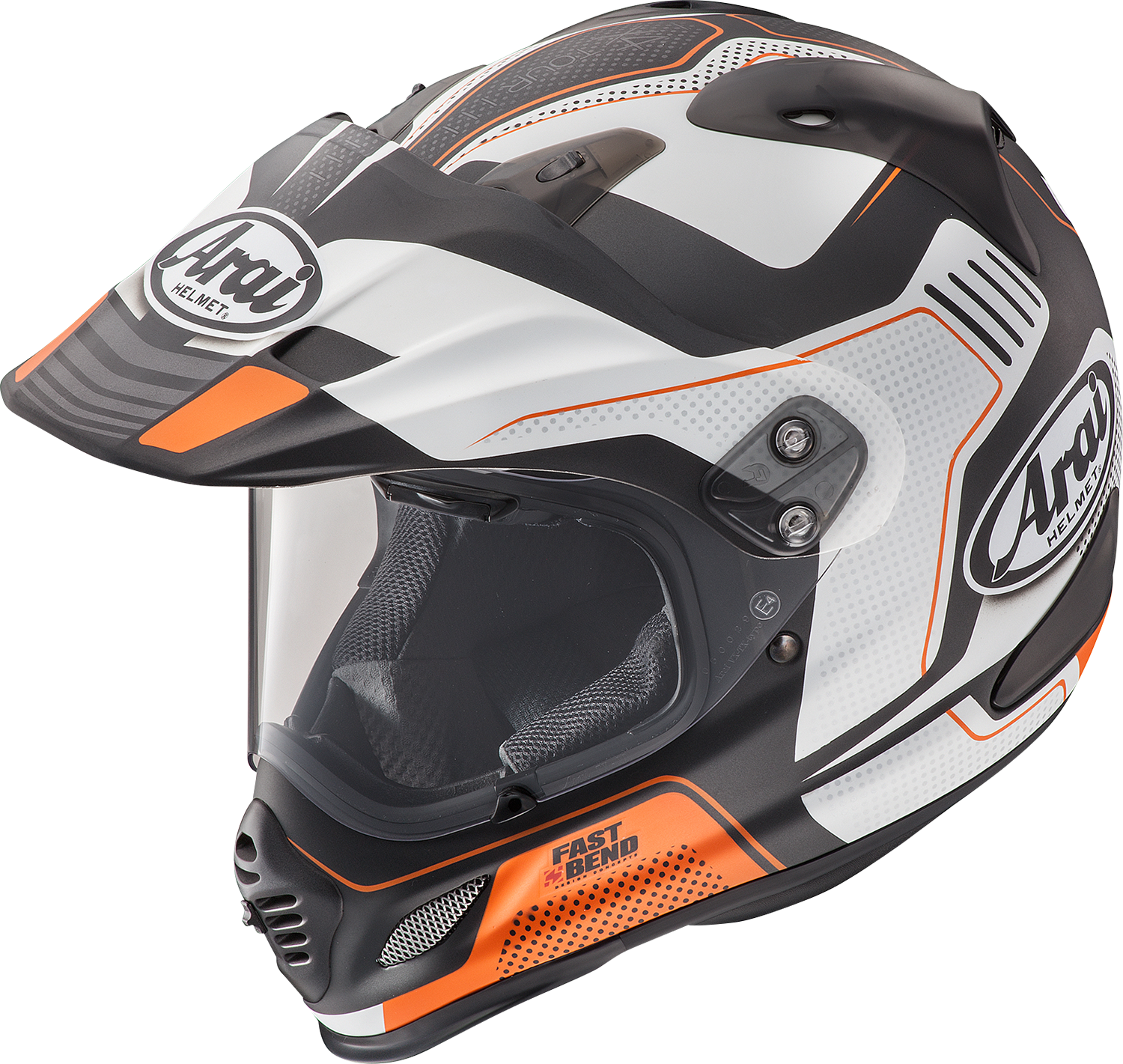 ARAI HELMETS, ARAI HELMETS XD-4 Helmet - Vision Orange Frost - XS (Part Number 0140-0167)