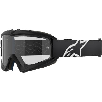 ALPINESTARS GOGGLES Youth Vision Goggle - Corp - Black - Clear 5140125-1425 - Goggles
