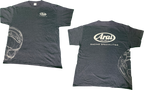 ARAI HELMETS, ARAI HELMETS Arai Helmet T-Shirt - Dark Heather Gray, Large (Part #121565)
