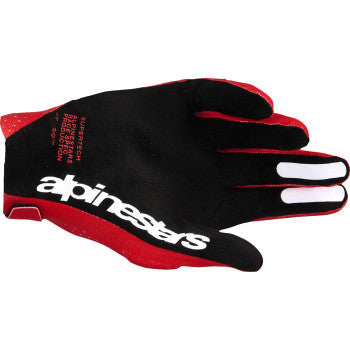 ALPINESTARS Supertech MX Gloves - Fire Red/Black/White - Small 3560526-3146-S