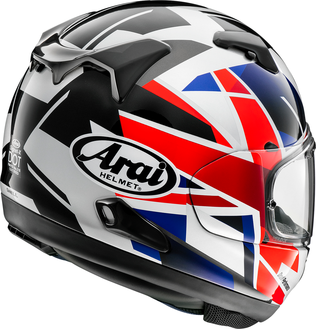 ARAI HELMETS ARAI HELMETS Signet-X Helmet with VAS Shield System - Flag UK XS (Part No. 0101-16191)