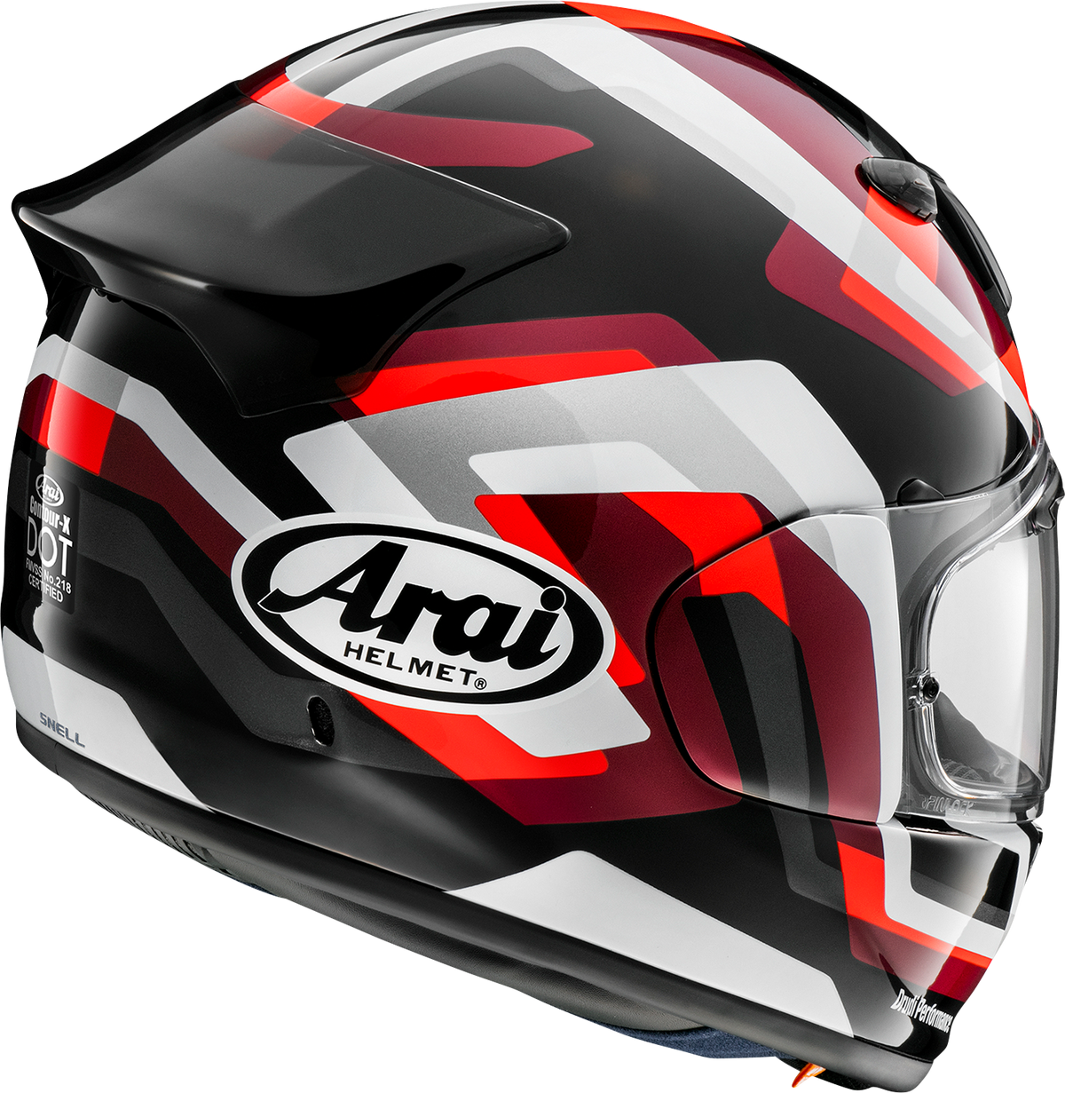 ARAI HELMETS ARAI HELMETS Contour-X Snake Red Helmet XS with Integrated Duct - Part 0101-16067