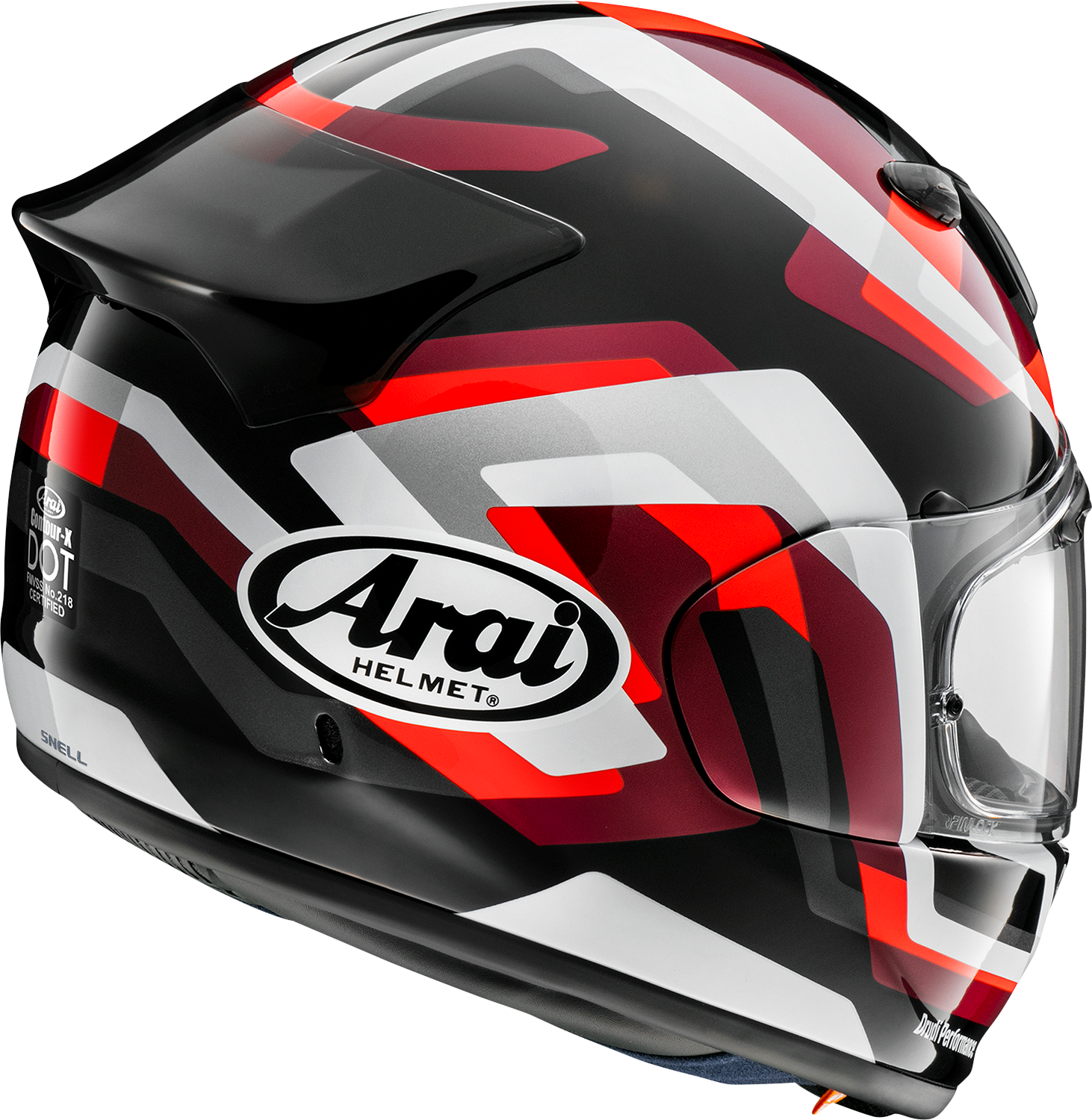 ARAI HELMETS, ARAI HELMETS Contour-X Helmet - Snake - Red - Medium 0101-16069