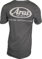 Arai Helmets T-Shirt | Dark Heather Gray Graphic Tee (121563–121566)