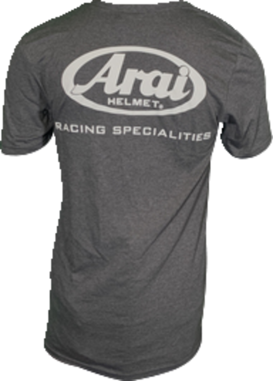 Arai Helmets T-Shirt | Dark Heather Gray Graphic Tee (121563–121566)