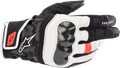 ALPINESTARS SMX Z Drystar® gloves - Black/White/Fluo Red - Small 3527421-1231-S - Gloves