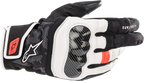 ALPINESTARS SMX Z Drystar® gloves - Black/White/Fluo Red - Small 3527421-1231-S - Gloves
