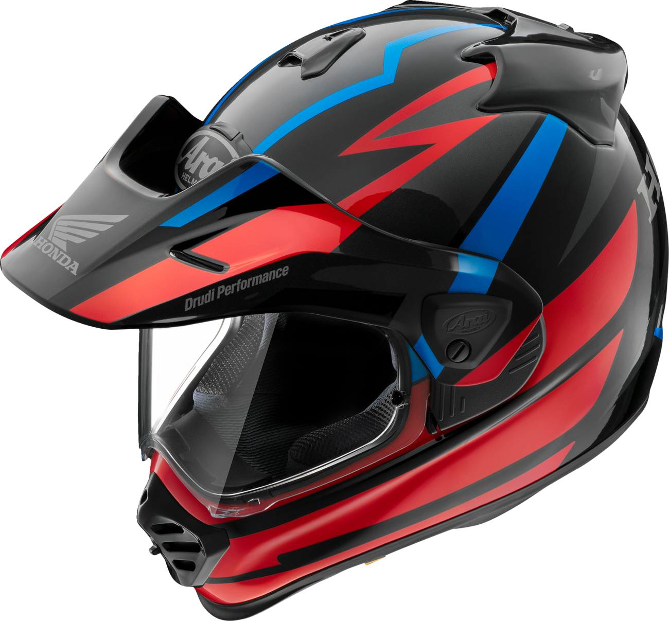 ARAI HELMETS, ARAI Helmets XD-5 Helmet for Honda Africa Twin – Red, Medium (Part #0140-0382)