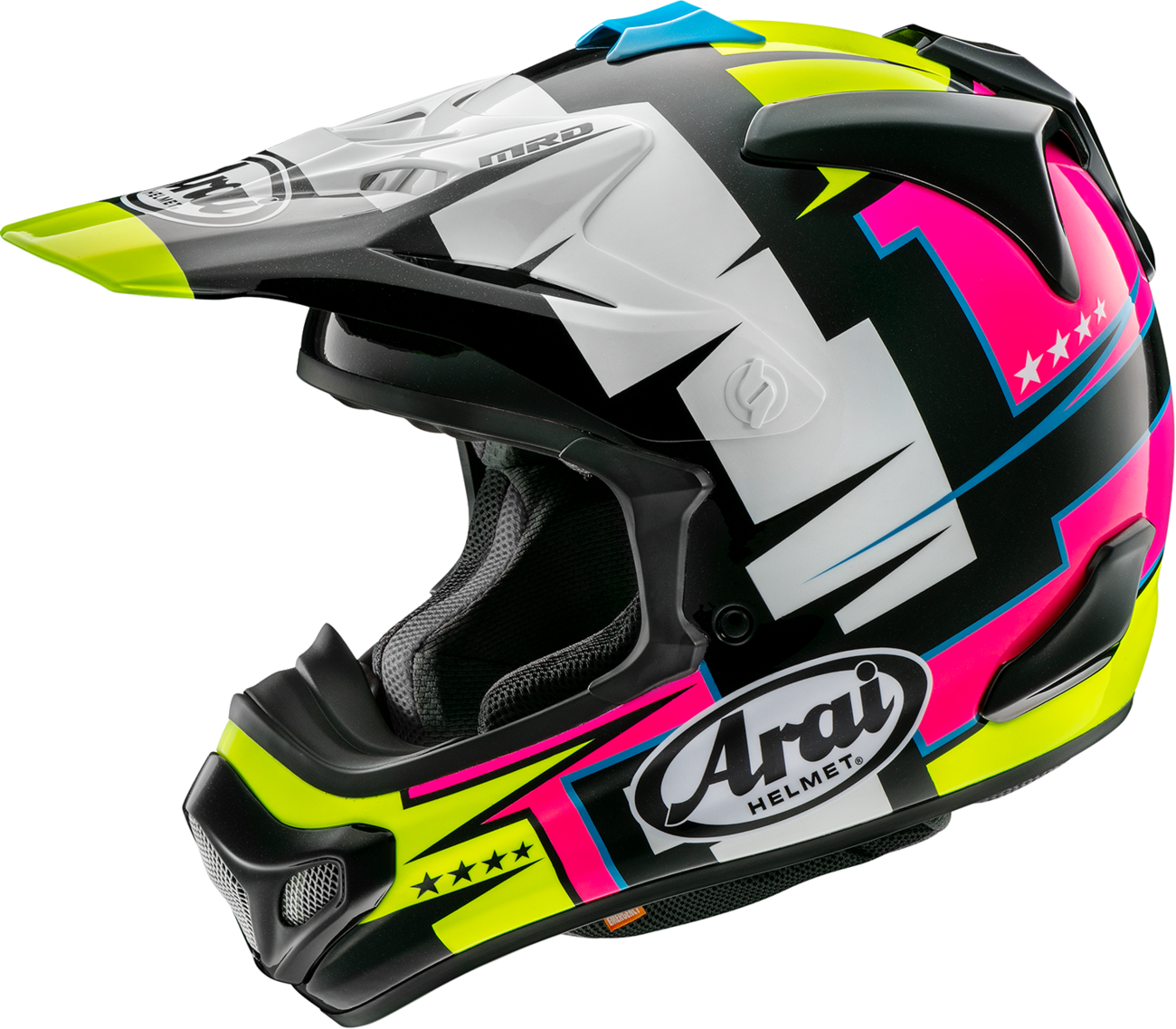 ARAI HELMETS, ARAI Helmets VX-Pro4 Battle Yellow Helmet - Medium (Part #0110-8718)