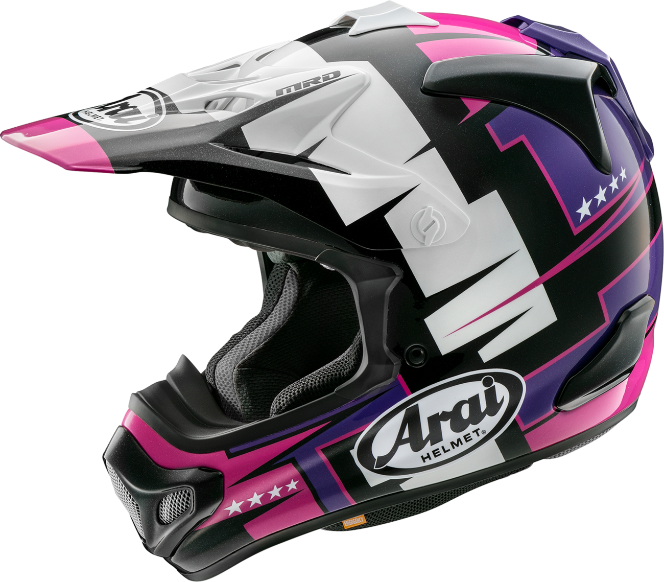 ARAI HELMETS, ARAI Helmets VX-Pro4 Battle Purple Helmet - Extra Large (Part Number 0110-8715)