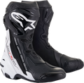 ALPINESTARS Supertech R Boots - Black/White - US 10.5 / EU 45 2220021-12-45