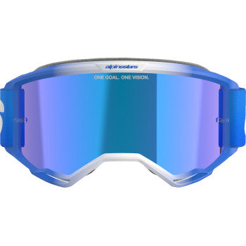 ALPINESTARS GOGGLES Vision 5 Goggle - Blaze - Blue - Blue Mirror 5102125-7271 - Goggles