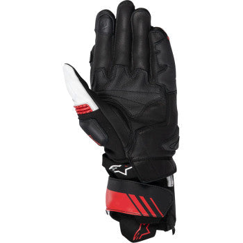 ALPINESTARS GP Plus R V3 Leather Gloves - Black/White/Bright Red - XL 3550825-1304-XL - Gloves