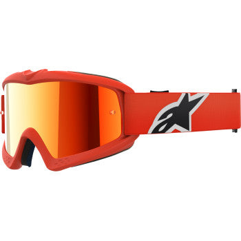 ALPINESTARS GOGGLES Youth Vision Goggle - Corp - Orange - Red Mirror 5140225-480 - Goggles
