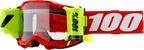 100% Accuri 2 Forecast Goggles - Neon Red - Clear 50017-00004
